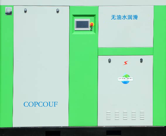 在使用過程中，如何正確操作無油水潤滑空壓機以確保安全和性能？